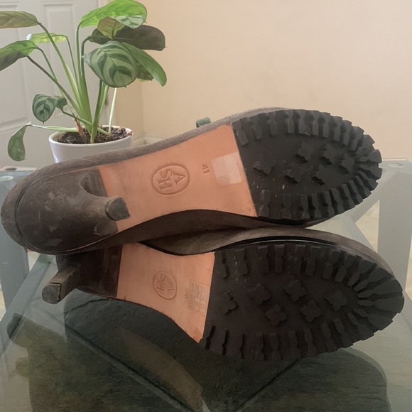 🔥1/2 of Summer Sale!🔥 ASH Poppy Suede Heeled Lace Up Bootie - Picture 8 of 12